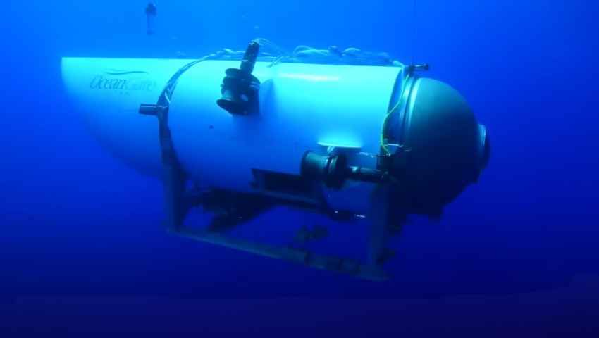 The OceanGate Titan submersible.