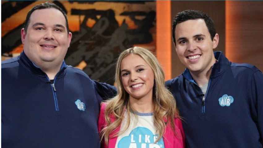 Like Air Puffcorn Founders Allison Lin, Steve Atieh, and Kevin Atieh